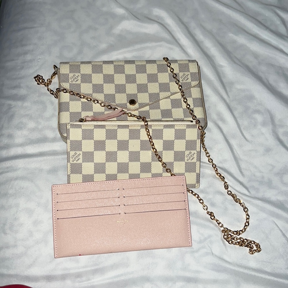 Pink crossbody pre owned